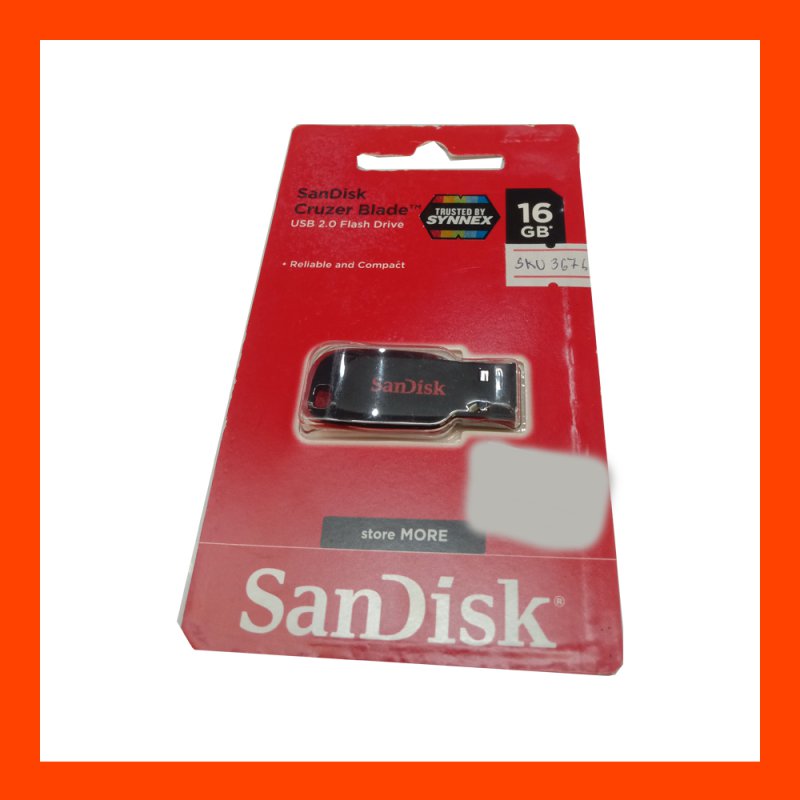Flash Drive SanDisk SDCZ50 Cruzer 16GB Balck