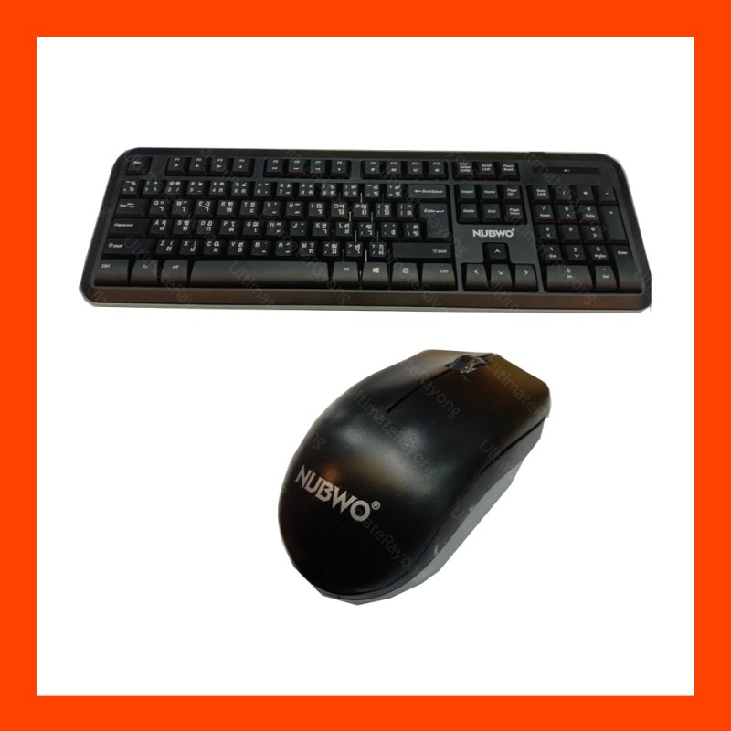 Keyboard Mouse Wireless NUBWO NKM240 Black