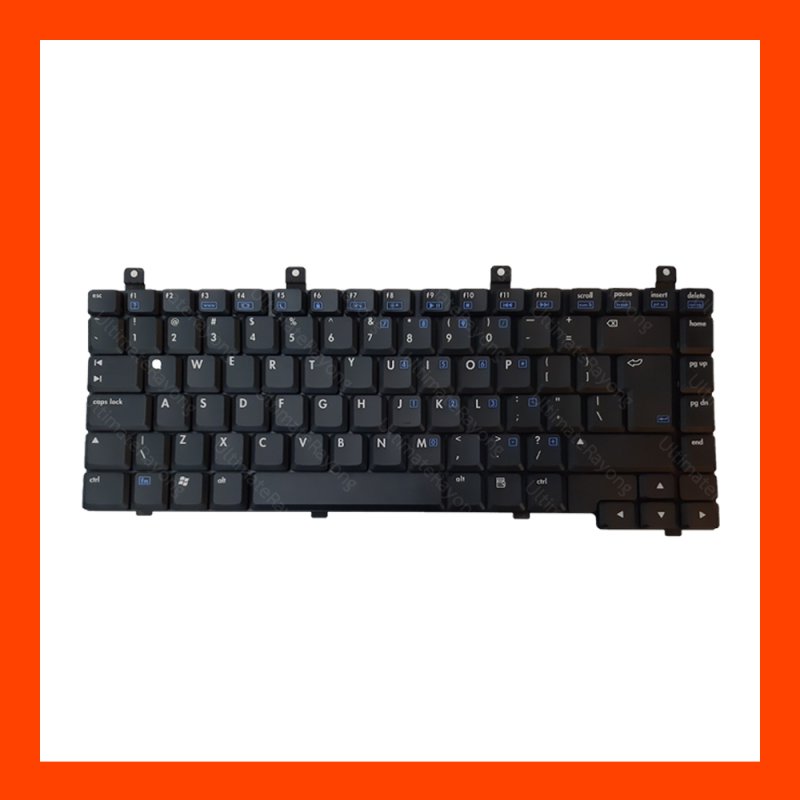 Keyboard HP Compaq Presario DV5000 C300 Black UK (Big Enter) แป้นอังกฤษ ฟรีสติกเกอร์ ไทย-อังกฤษ