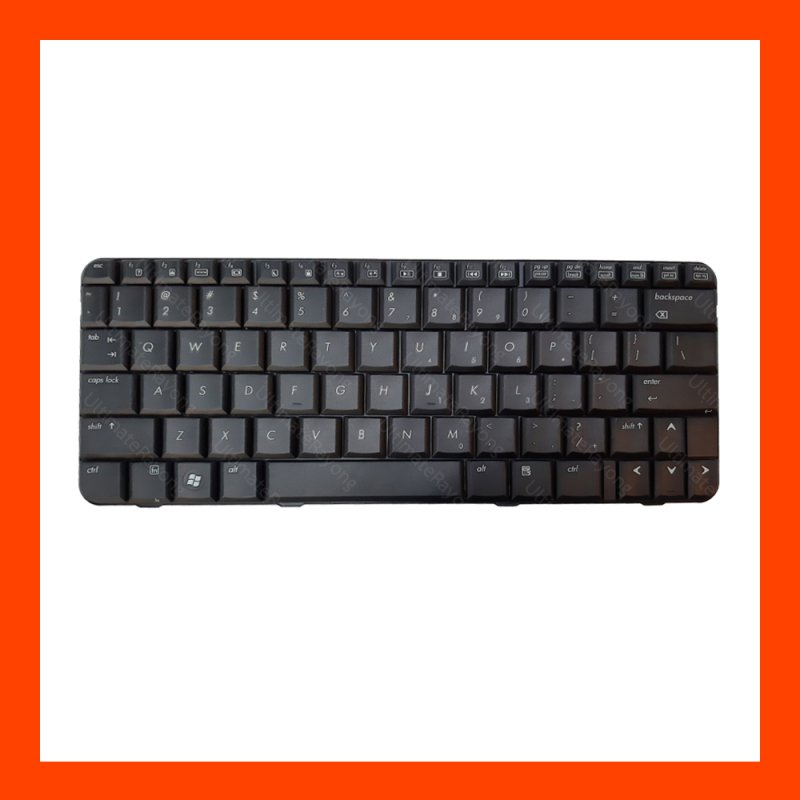 Keyboard HP/Compaq Presario CQ20 Black US แป้นอังกฤษ ฟรีสติกเกอร์ ไทย-อังกฤษ