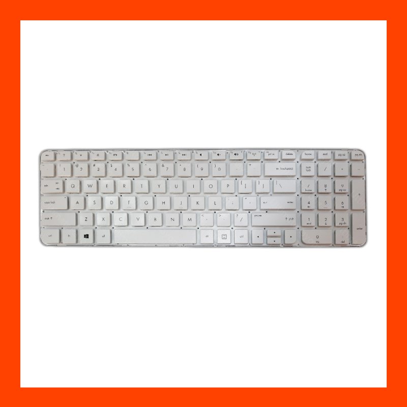 Keyboard HP Compaq Pavilion G6-2000 White US แป้นอังกฤษ ฟรีสติกเกอร์ ไทย-อังกฤษ