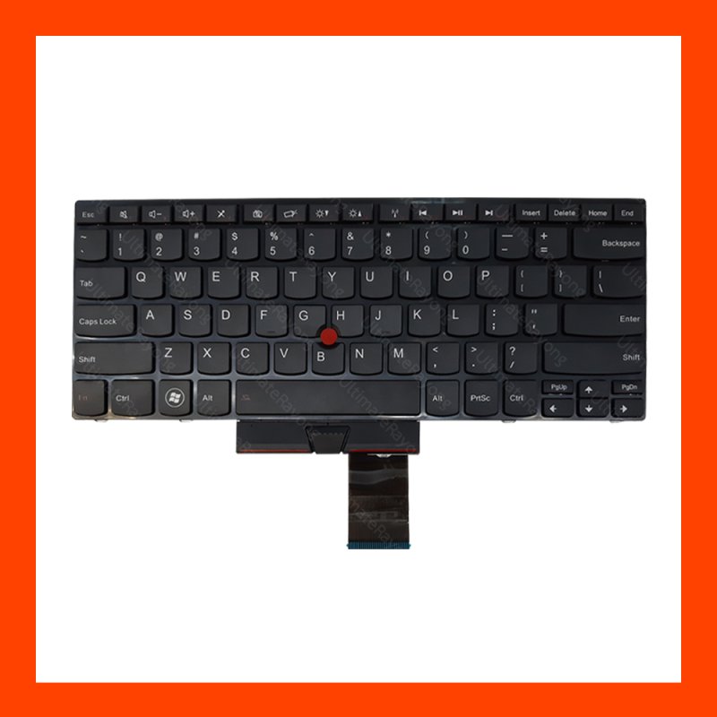 Keyboard Lenovo Thinkpad Edge E325 Black US แป้นอังกฤษ ฟรีสติกเกอร์ ไทย-อังกฤษ