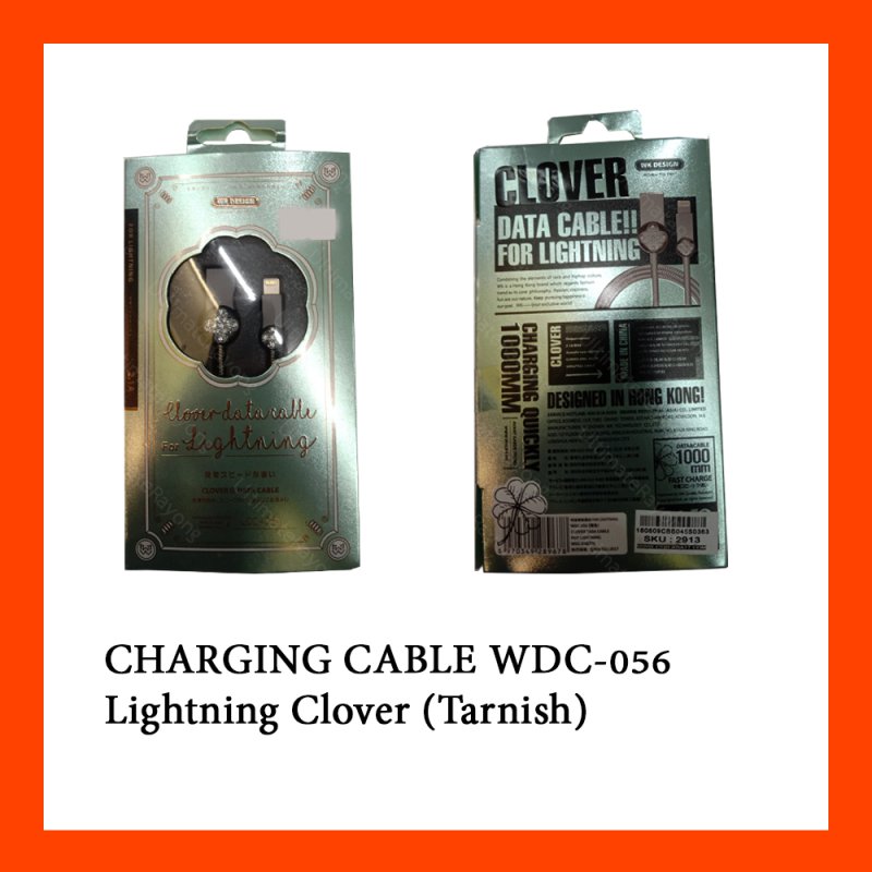 CHARGING CABLE WDC-056 Lightning Clover (Tarnish) 