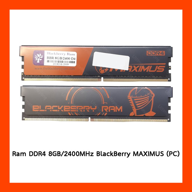 DDR4 8GB 2400MHz Black Berry MAXXIMUS PC