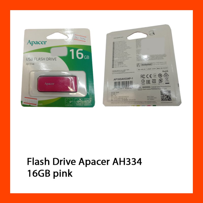Flash Drive Apacer AH334 16GB pink