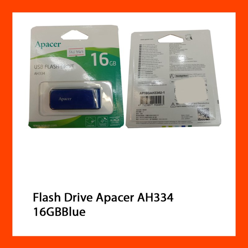 Flash Drive Apacer AH334 16GB Blue