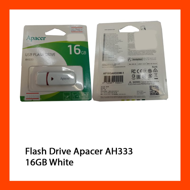 Flash Drive Apacer AH333 16GB White