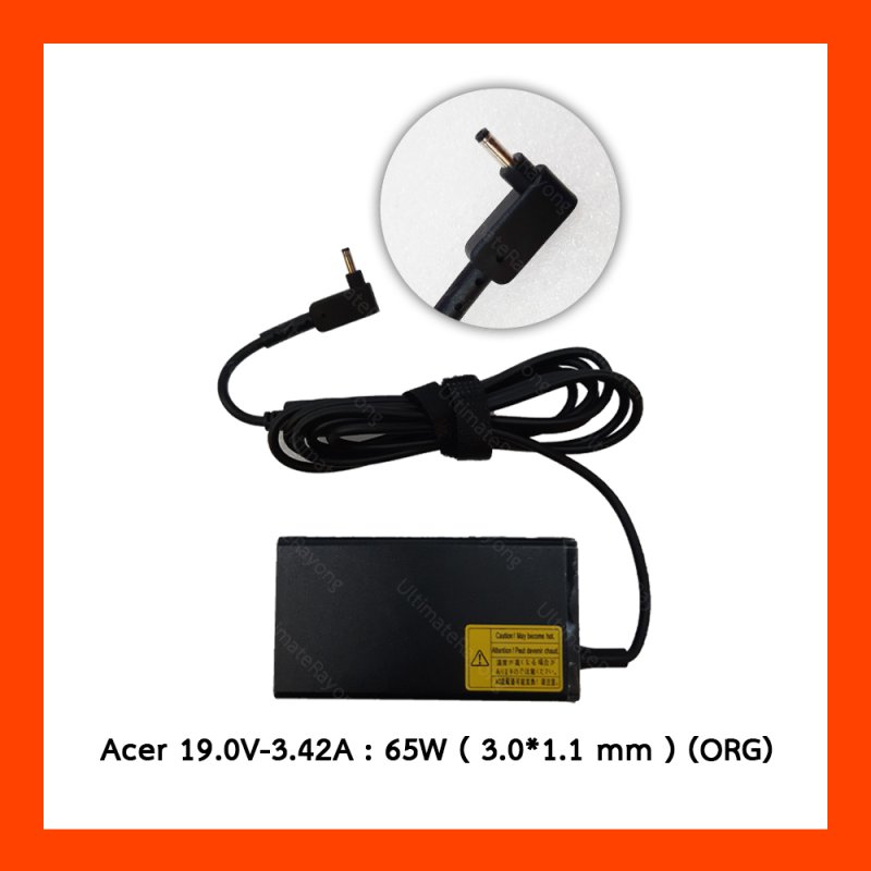 Adapter ACER 19.0V 3.42A 65W (3.0x1.1) (ORG)