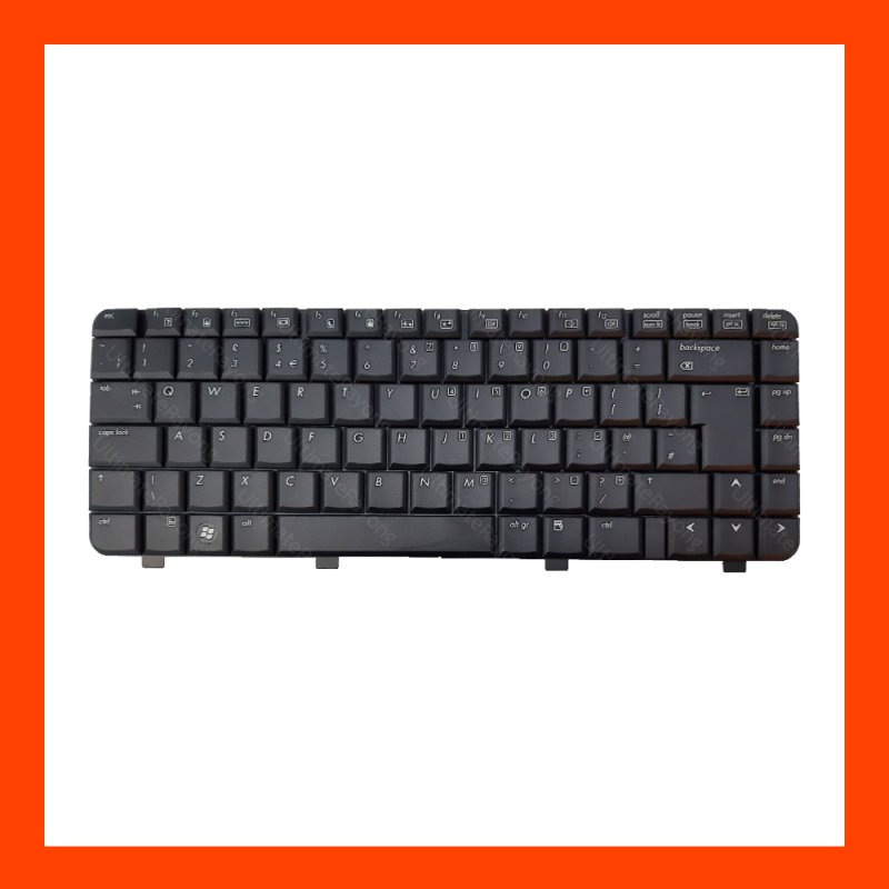 Keyboard HP Compaq 6520S Black UK (Big Enter) แป้นอังกฤษ ฟรีสติกเกอร์ ไทย-อังกฤษ