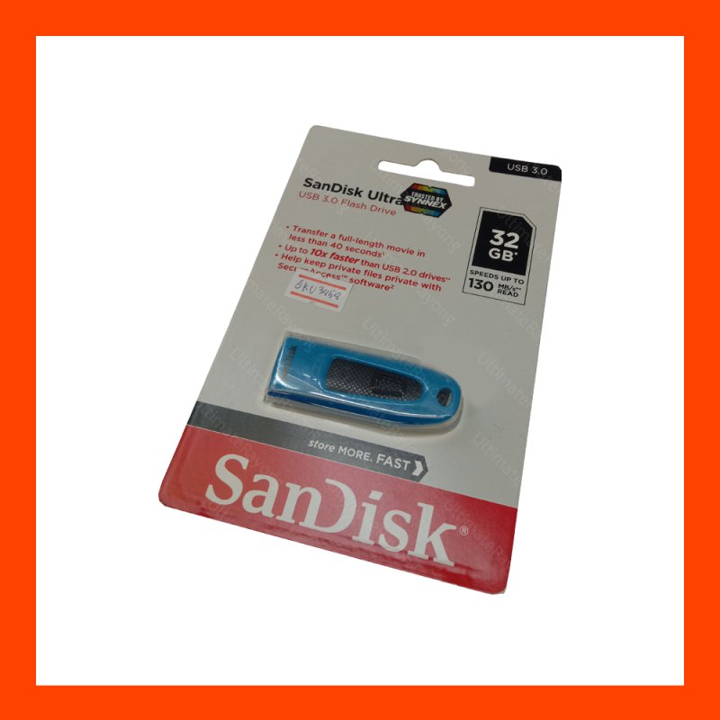 Flash Drive SanDisk SDCZ48 Ultra USB Blue 32GB