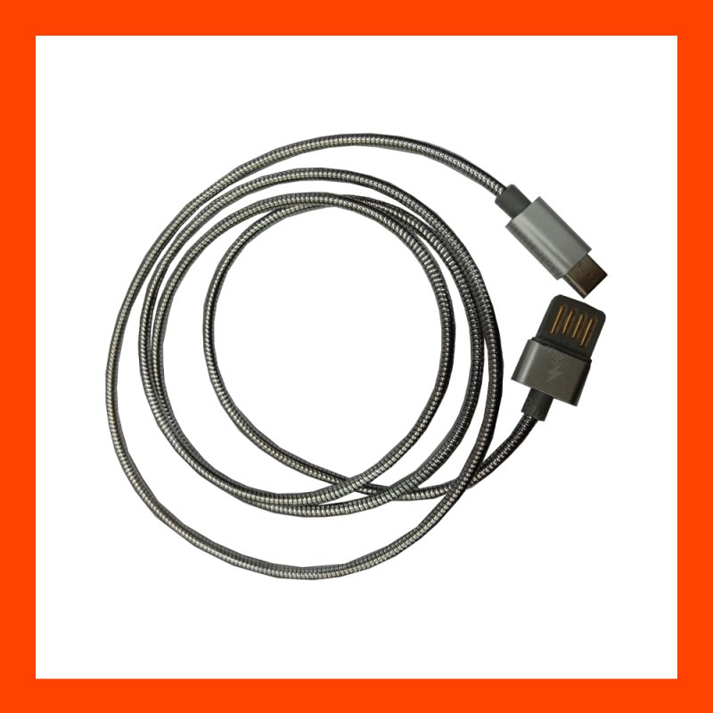 CHARGING CABLE WDC-039 Type-C Alloy (Silver) 