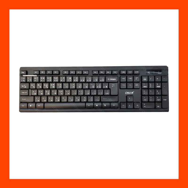 Keyboard OKER Wireless K-199 (Black)