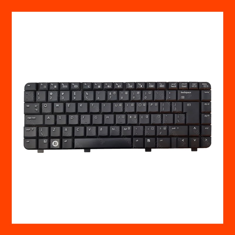 Keyboard HP/Compaq 500 Series Black US แป้นอังกฤษ ฟรีสติกเกอร์ ไทย-อังกฤษ