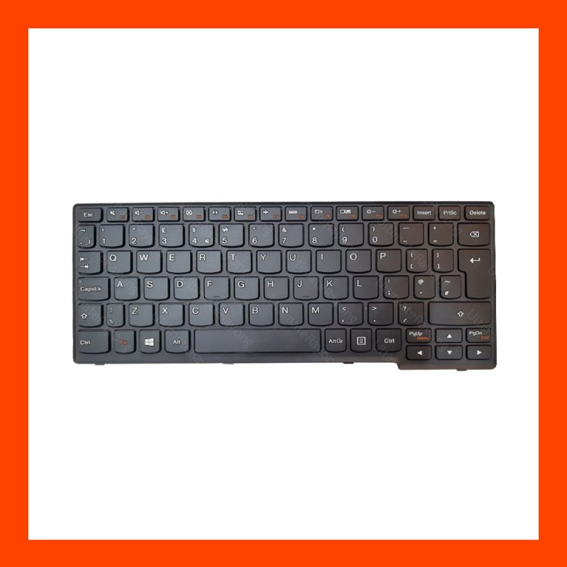 Keyboard Lenovo Ideapad S210 Black UK (Big Enter) แป้นอังกฤษ ฟรีสติกเกอร์ ไทย-อังกฤษ