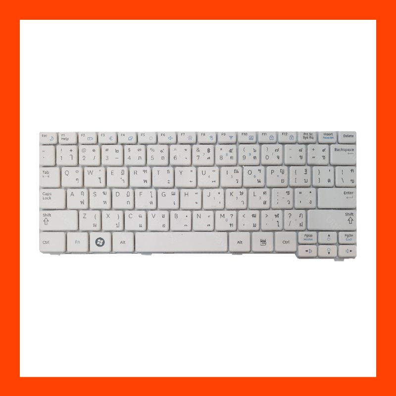 Keyboard Samsung N148 White TH 