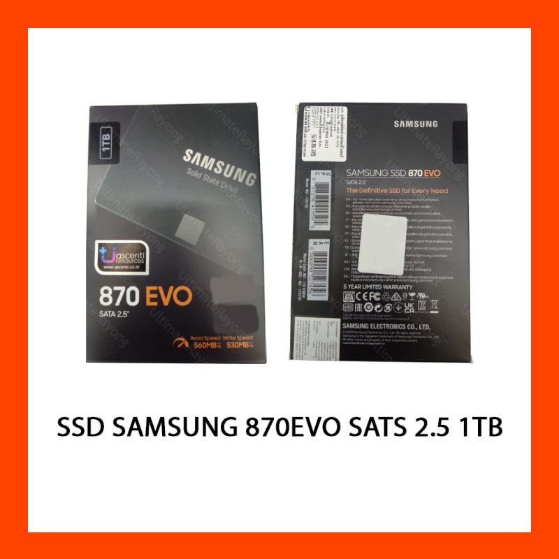 SSD SAMSUNG 870EVO SATS 2.5 1TB