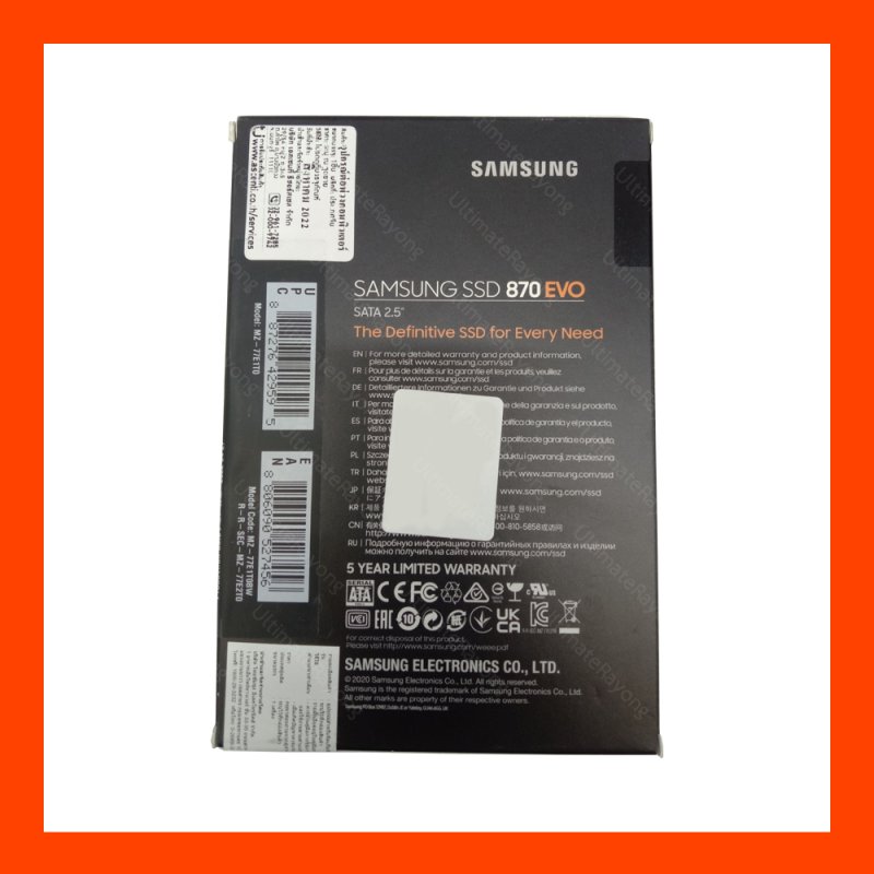 SSD SAMSUNG 870EVO SATS 2.5 1TB