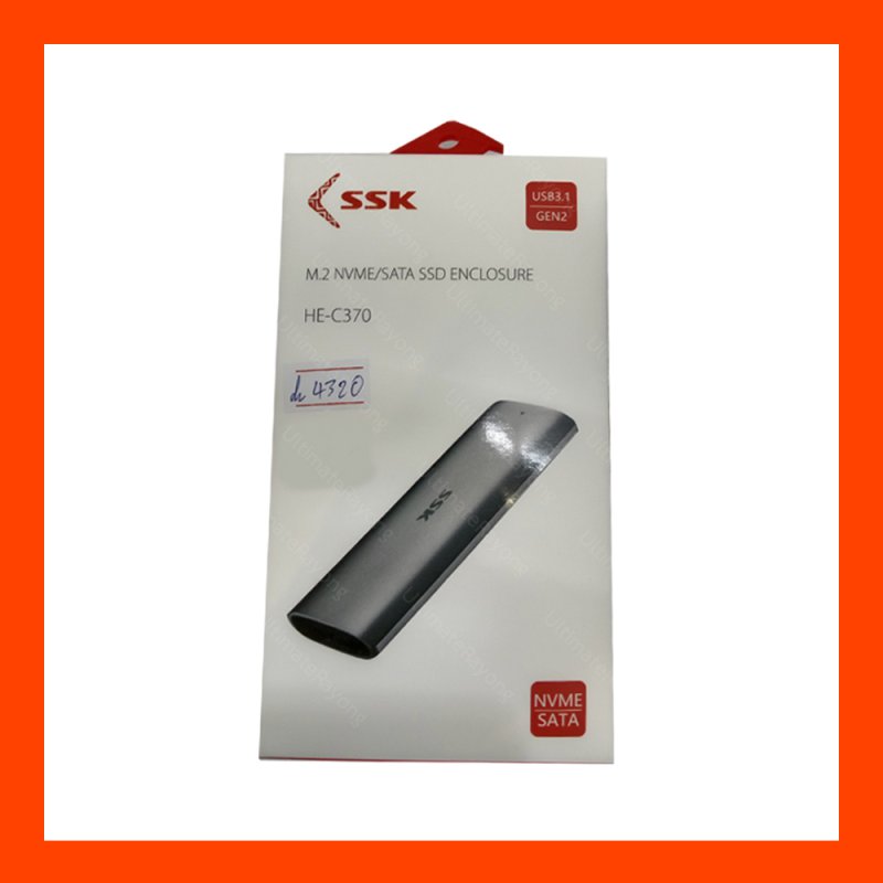 SSK HE C370 SSD M 2 NVNE SATA SSD Enclosure USB 3 1 Gen 2 10Gbps 