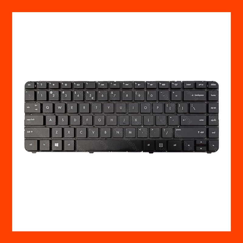 Keyboard HP Compaq Pavilion DV4-3000 Series Black US แป้นอังกฤษ ฟรีสติกเกอร์ ไทย-อังกฤษ