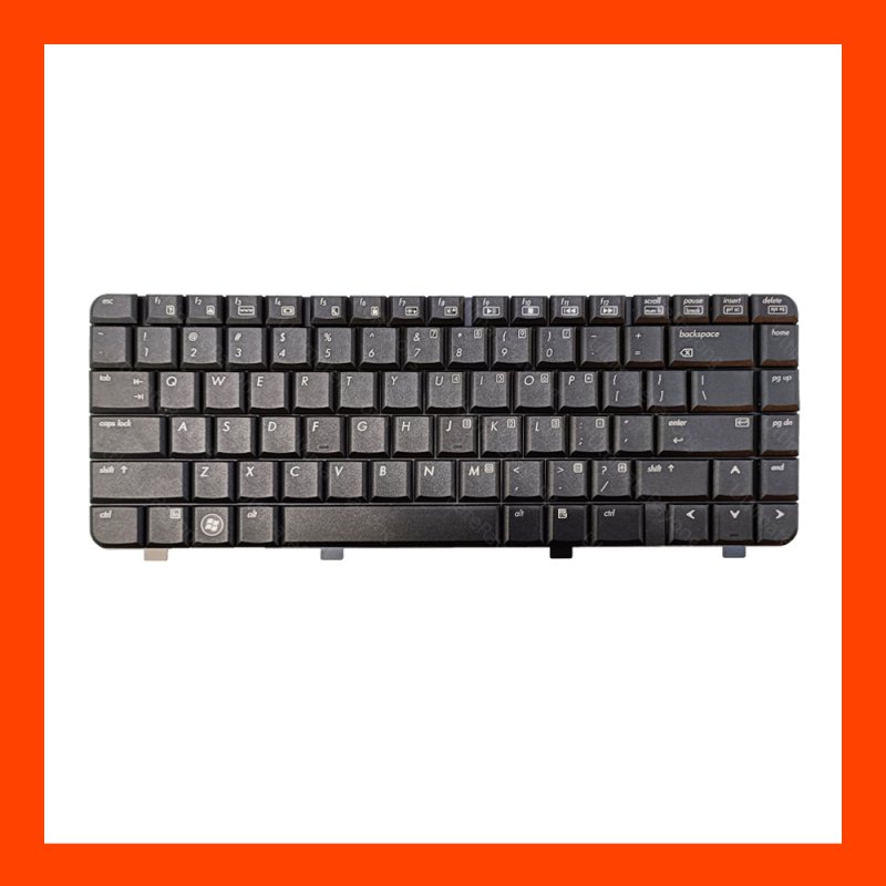 Keyboard HP/Compaq Pavilion DV4 Black US แป้นอังกฤษ ฟรีสติกเกอร์ ไทย-อังกฤษ