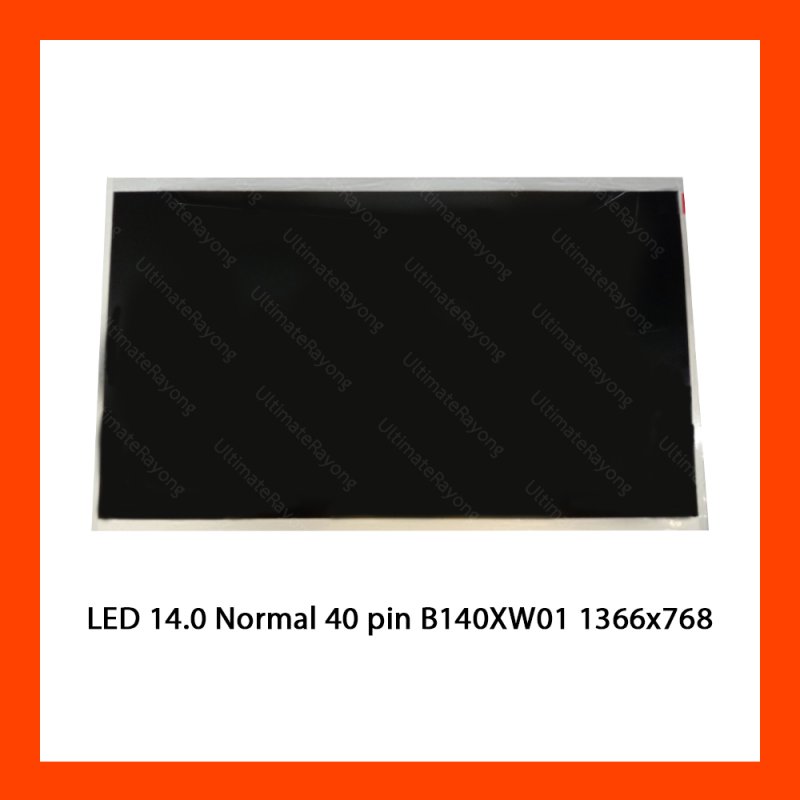 Display LED 14.0 Normal 40 pin B140XW01 1366x768 จอโน๊ตบุ๊ค 14 นิ้ว