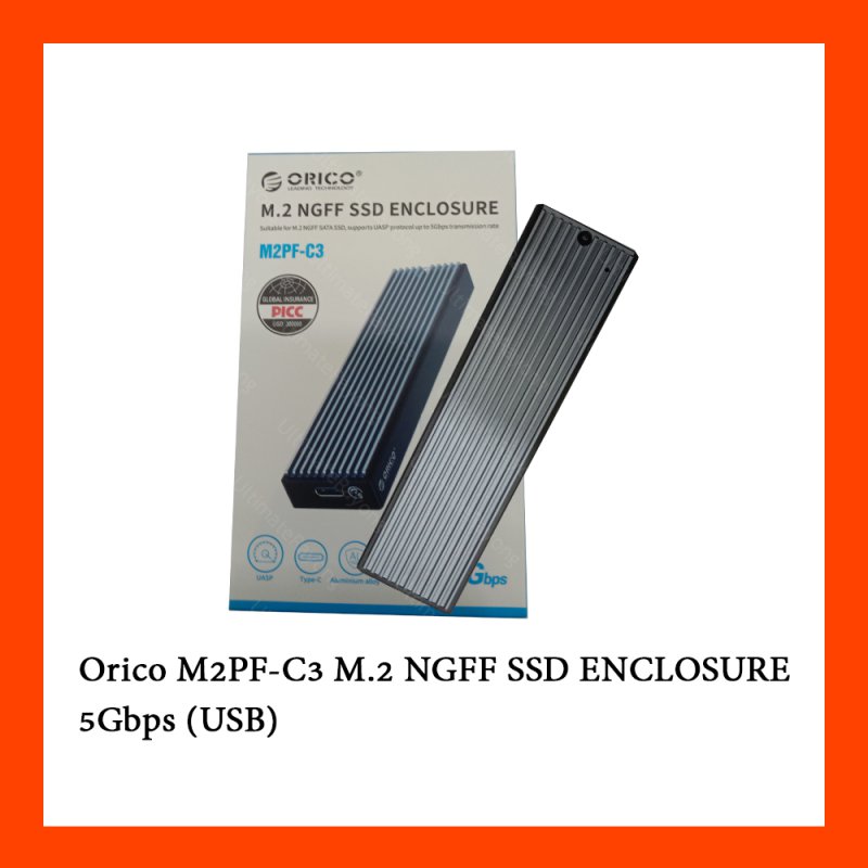 Orico M2PF-C3 M.2 NGFF SSD ENCLOSURE 5Gbps (USB)