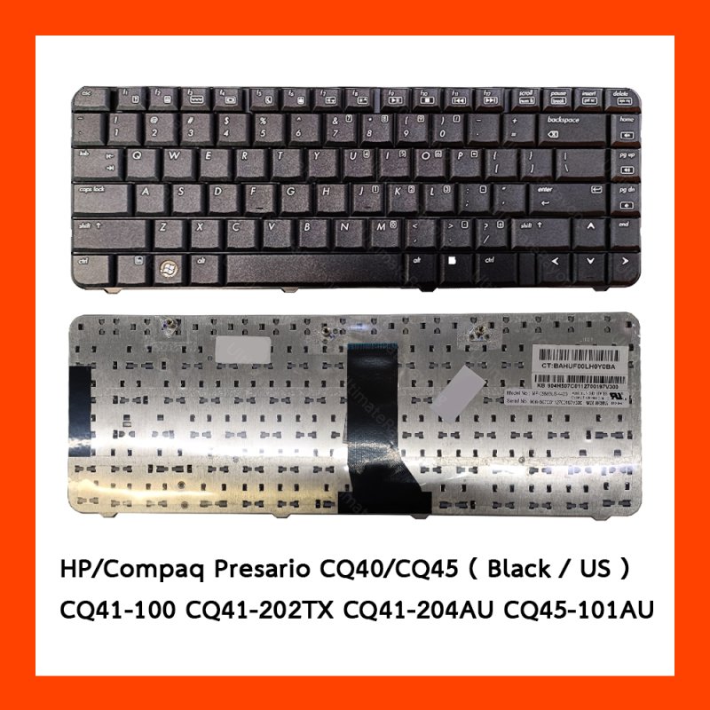 Keyboard HP/Compaq Presario CQ40/CQ45 Black US 
