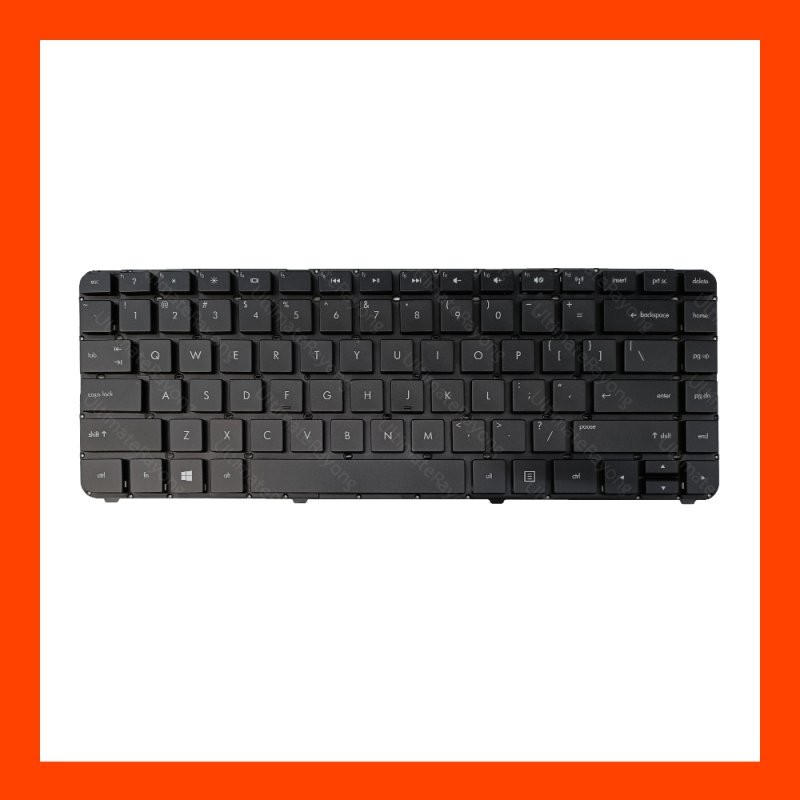 Keyboard HP Pavilion DV4-5000 Series Black US แป้นอังกฤษ ฟรีสติกเกอร์ ไทย-อังกฤษ