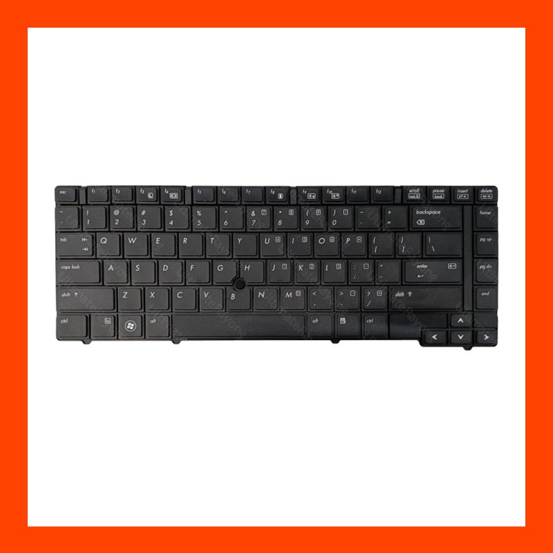 Keyboard HP ProBook 6440B Black US แป้นอังกฤษ ฟรีสติกเกอร์ ไทย-อังกฤษ