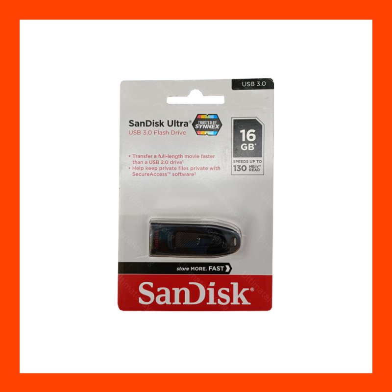 Flash Drive SanDisk SDCZ48 ULTRA 16GB Balck