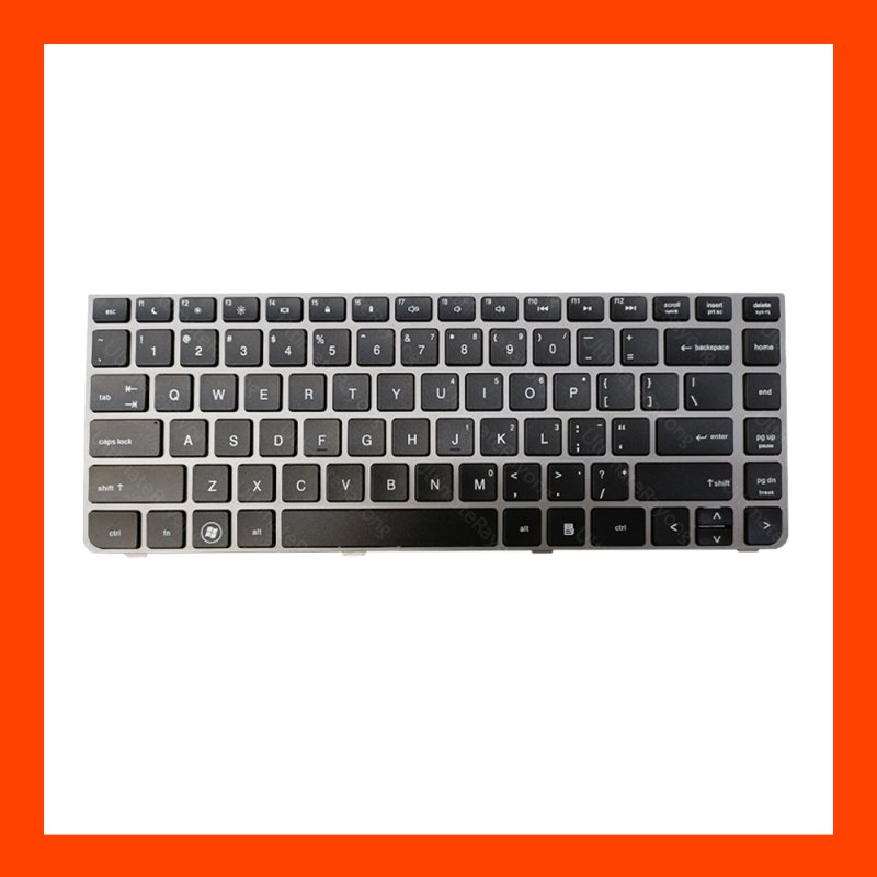 Keyboard HP Compaq Probook 4330s Black US แป้นอังกฤษ ฟรีสติกเกอร์ ไทย-อังกฤษ