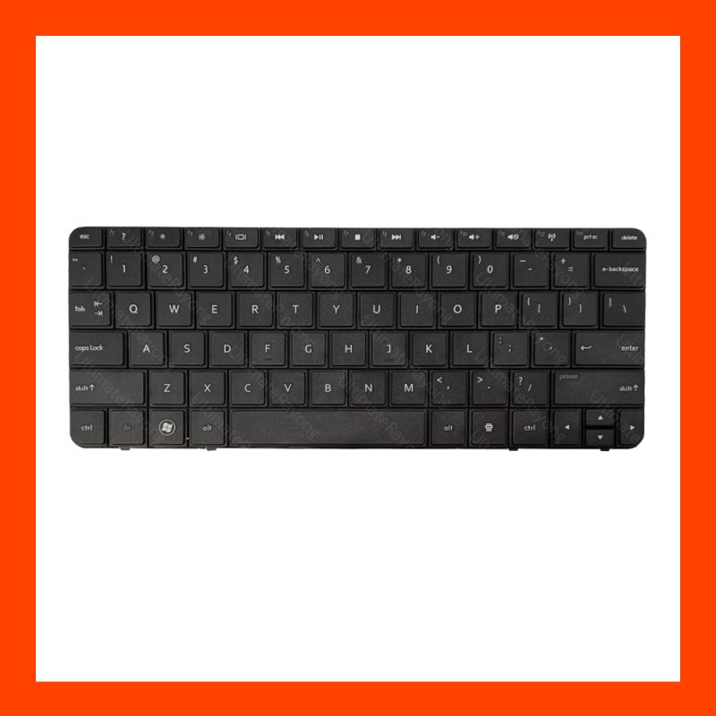 Keyboard HP Compaq MINI 210-2000 Black UK (Big Enter) ฟรีสติกเกอร์ ไทย-อังกฤษ