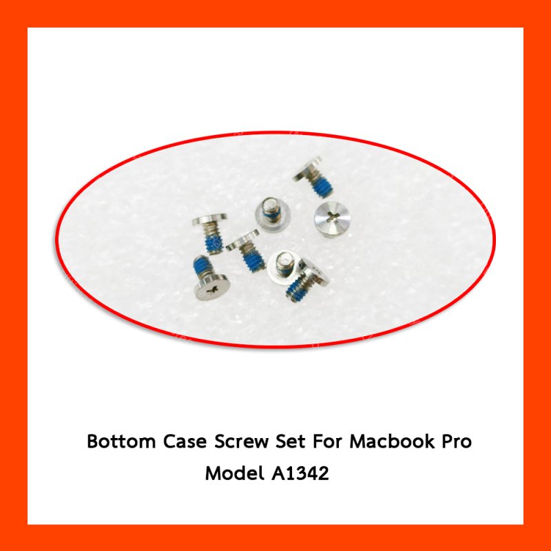 น๊อตเคสล่าง Bottom Case Screw Set For Macbook Pro Model A1342