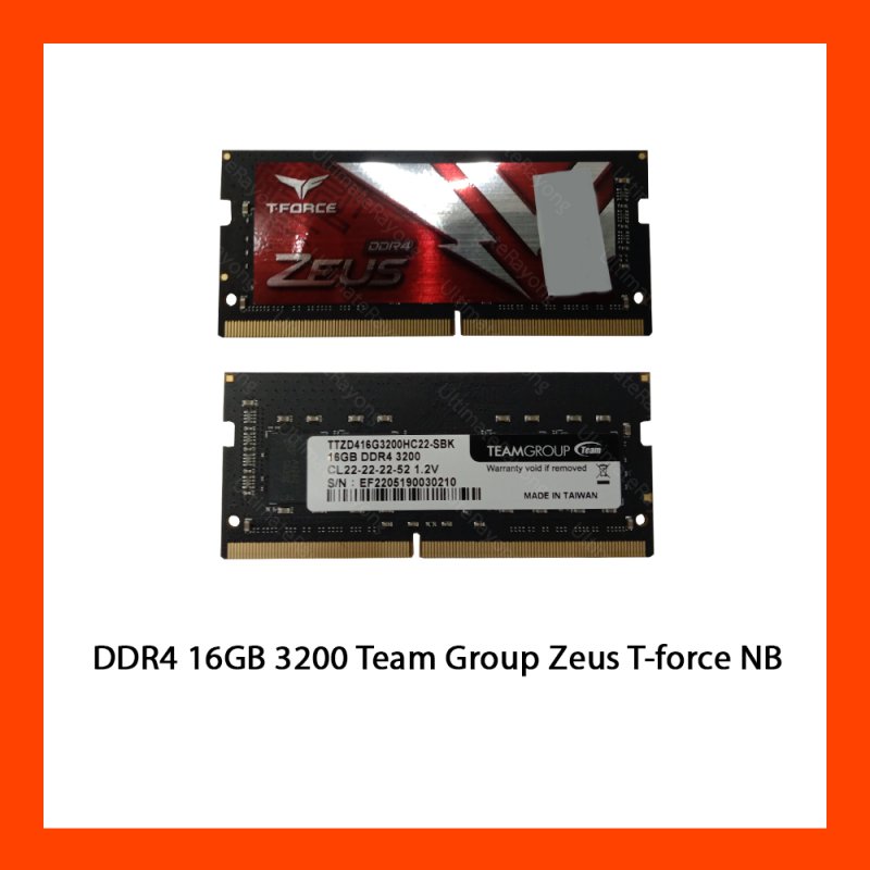 DDR4 16GB 3200 Team Group Zeus T-force NB