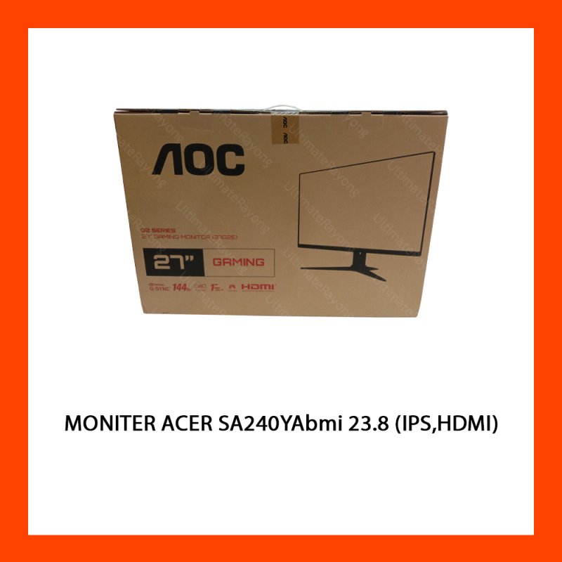 Monitor 27'' AOC 27G2E/67 (IPS, VGA, HDMI, DP) FREESYNC 144Hz