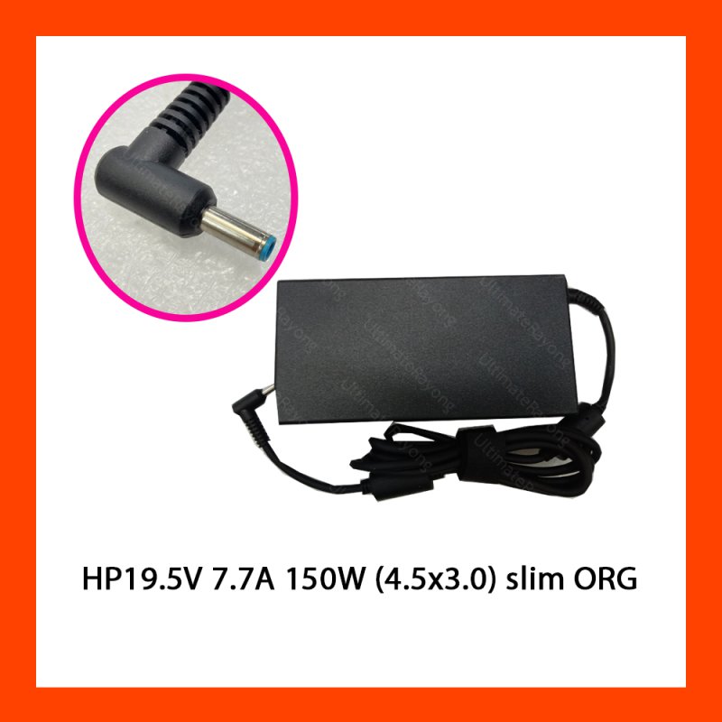 Adapter HP19.5V 7.7A 150W (4.5x3.0)  slim ORG
