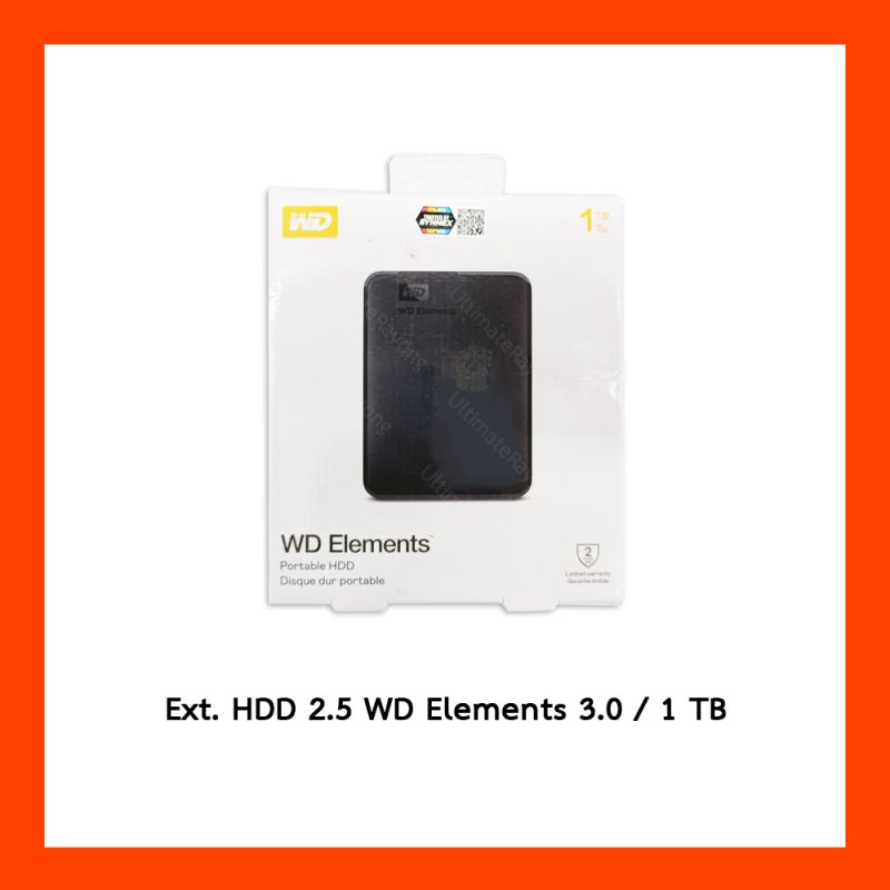 Ext. HDD 2.5 WD Elements 3.0 1TB