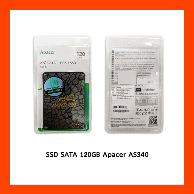 SSD SATA 120GB Apacer AS340