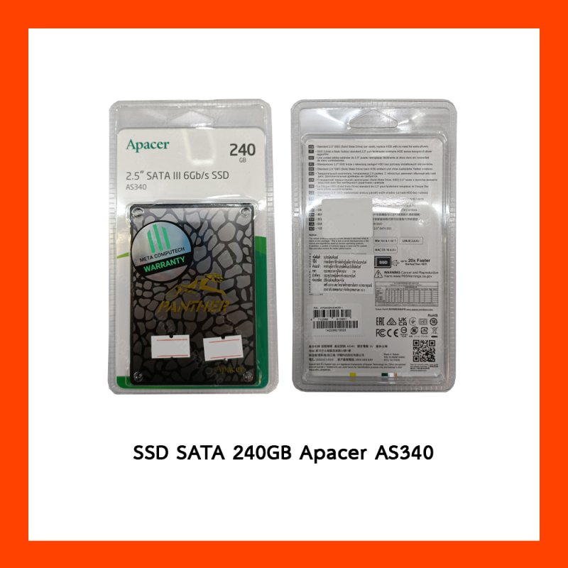 SSD SATA 240GB Apacer AS340