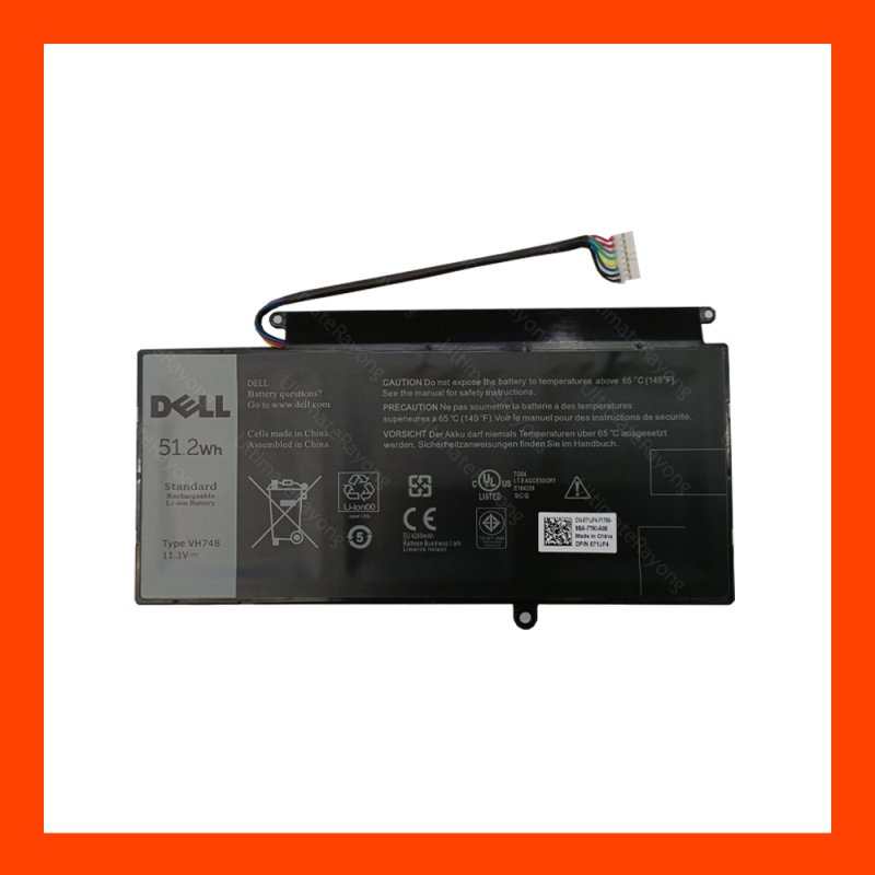 Battery Dell Inspiron 14 5439 Series : 11.1V-4600mAh 51Wh Black