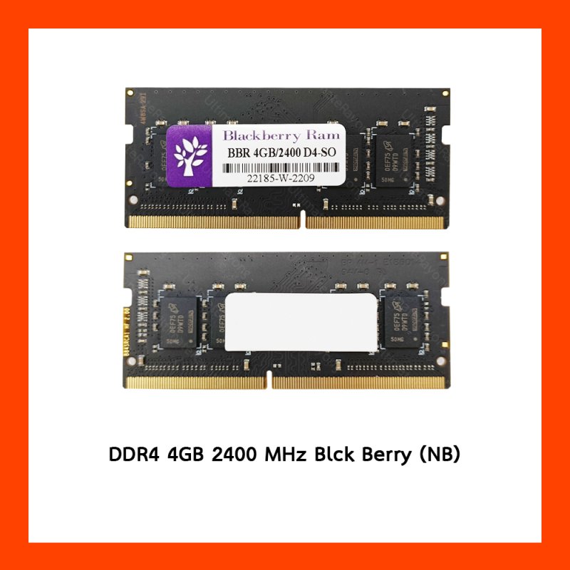 DDR4 4GB 2400 MHz Blck Berry (NB)