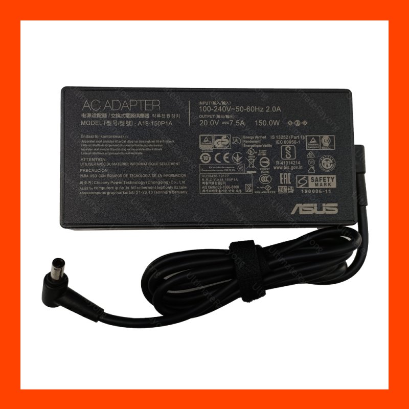 Adapter Asus 20.0V 7.5A 150W (6.0*3.7 mm)slim ORG