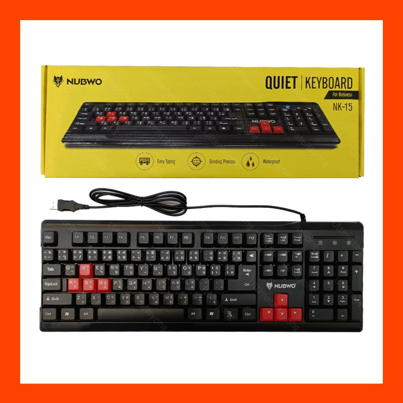 KEYBOARD NUBWO  NK-15 (Black/Red)