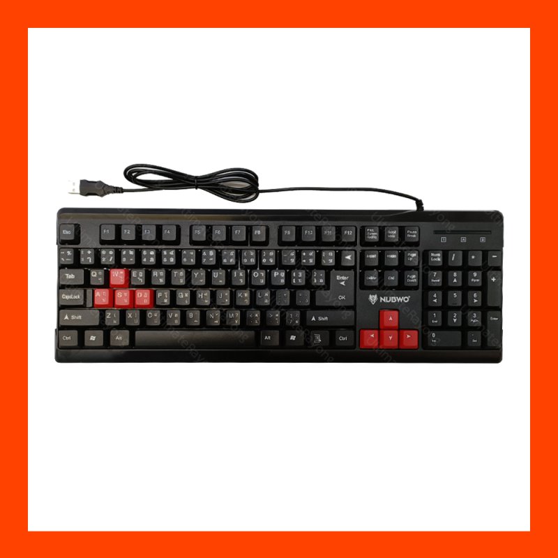 KEYBOARD NUBWO  NK-15 (Black/Red)