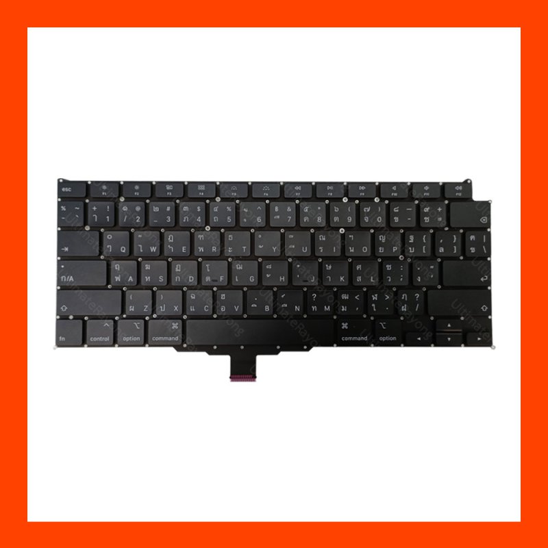 Keyboard Macbook Air 13 inch A279 A2337 Black Thai 