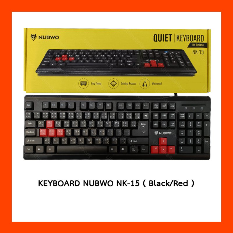 KEYBOARD NUBWO  NK-15 (Black/Red)