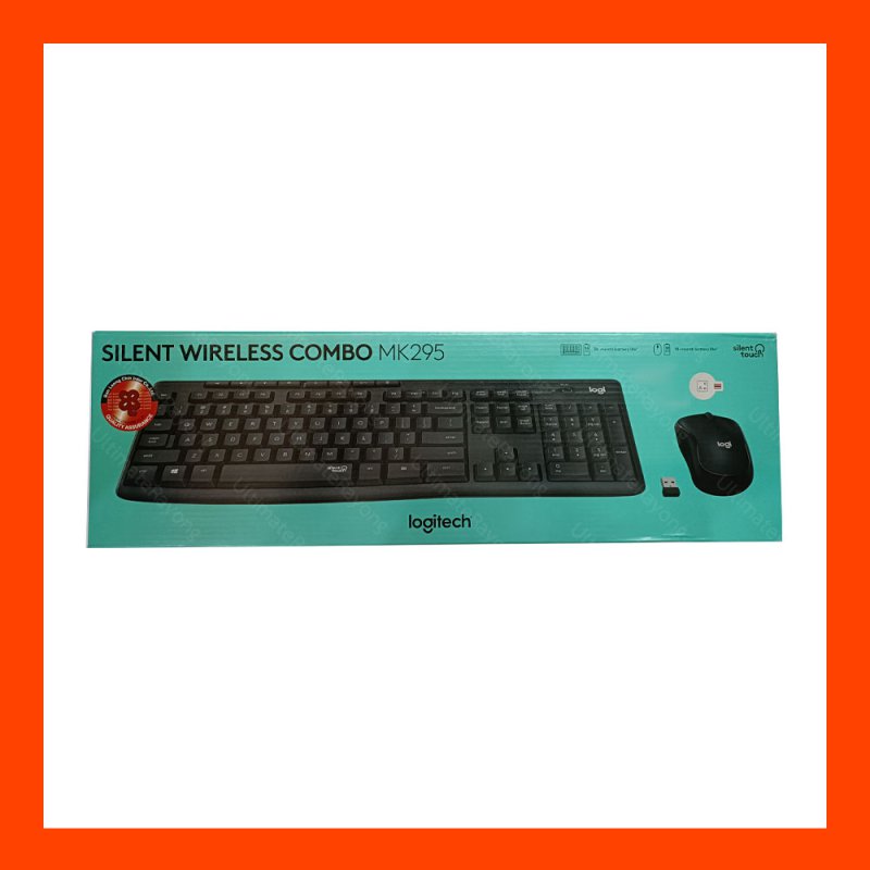 Keyboard Logitech 2in1 Wireless MK295 Black