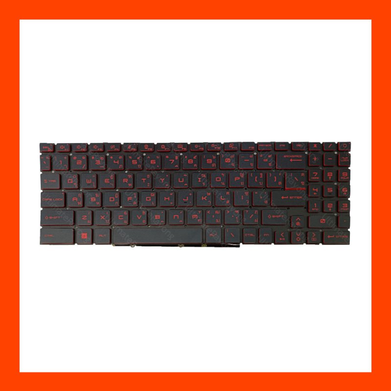 Keyboard MSI (LED)(RED)GF66,GF76,11SC,11UE,11UD,11UC,Bravo15