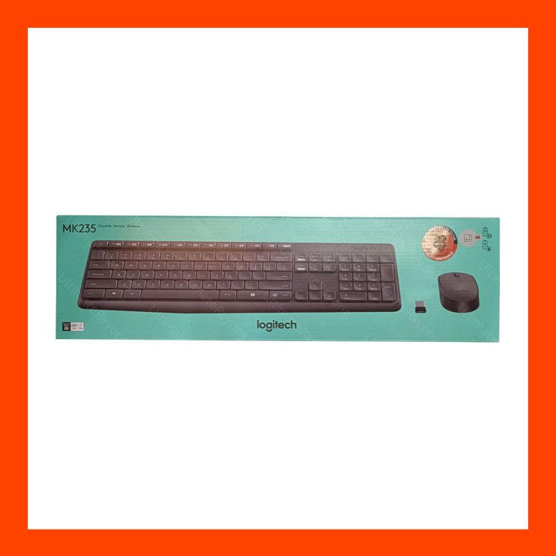 KB Logitech MK235 Wireless Keyboard Mouse