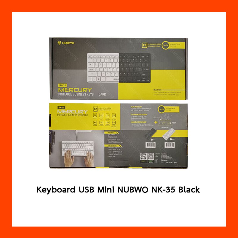 Keyboard USB Mini NUBWO NK-35 Black